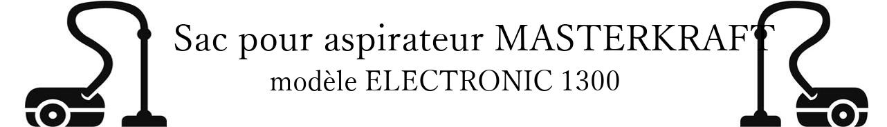 Sac aspirateur MASTERKRAFT ELECTRONIC 1300 en vente