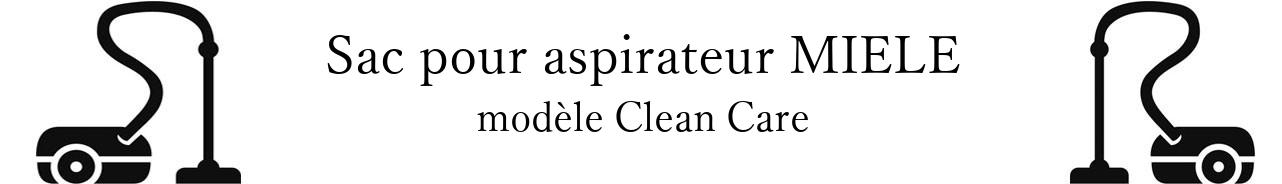 Sac aspirateur MIELE Clean Care en vente