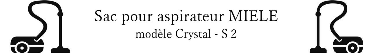 Sac aspirateur MIELE Crystal - S 2 en vente