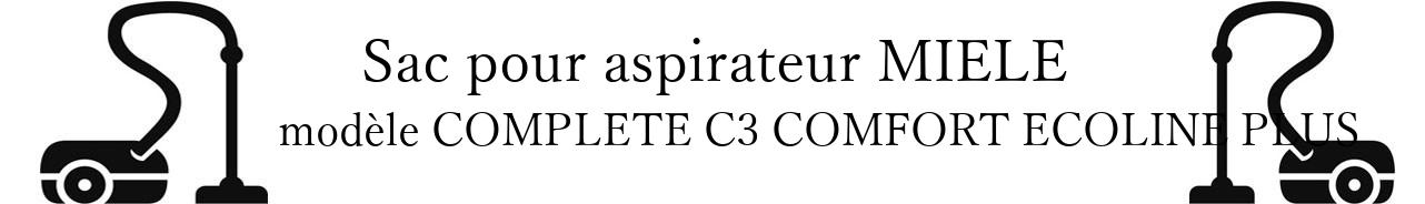 Sac aspirateur MIELE COMPLETE C3 COMFORT ECOLINE PLUS en vente