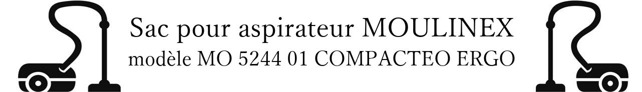 Sac aspirateur MOULINEX MO 5244 01 COMPACTEO ERGO en vente