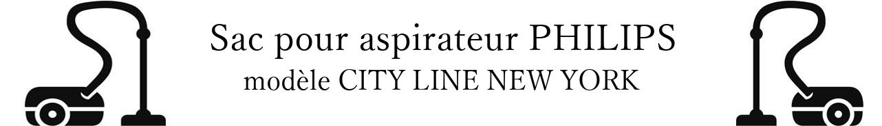 Sac aspirateur PHILIPS CITY LINE NEW YORK en vente