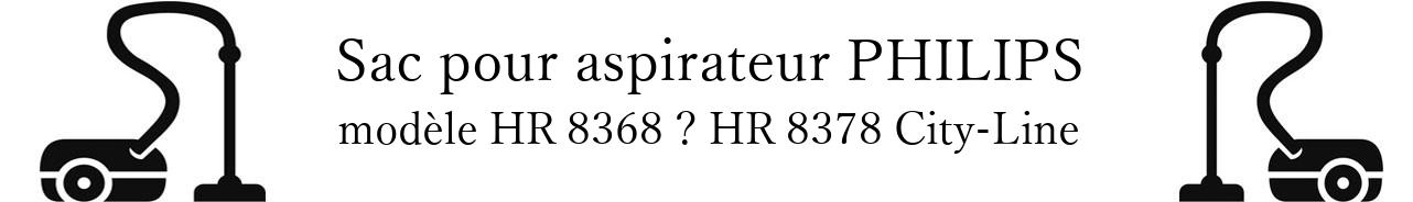 Sac aspirateur PHILIPS HR 8368  HR 8378 City-Line en vente