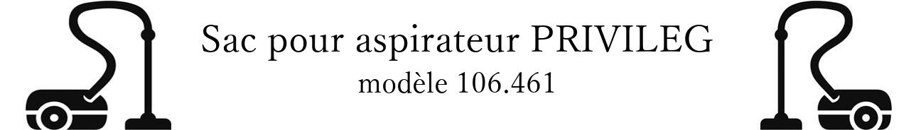 Sac aspirateur PRIVILEG 106.461 en vente