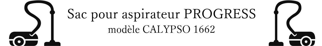 Sac aspirateur PROGRESS CALYPSO 1662 en vente