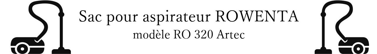 Sac aspirateur ROWENTA RO 320 Artec en vente