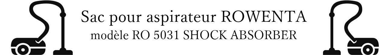 Sac aspirateur ROWENTA RO 5031 SHOCK ABSORBER en vente