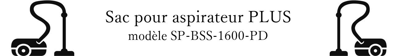Sac aspirateur SUPPORT PLUS SP-BSS-1600-PD en vente