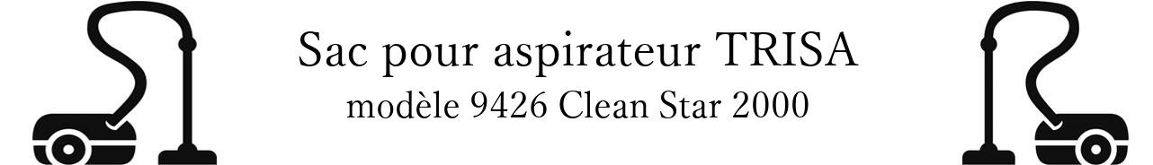 Sac aspirateur TRISA 9426 Clean Star 2000 en vente