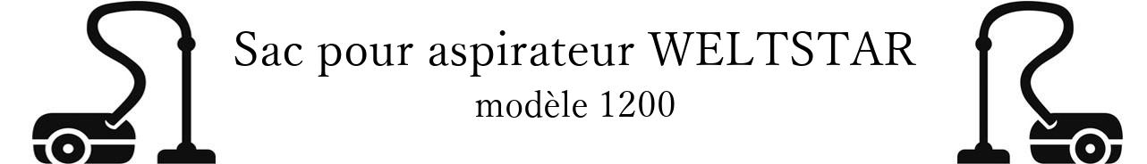 Sac aspirateur WELTSTAR 1200 en vente