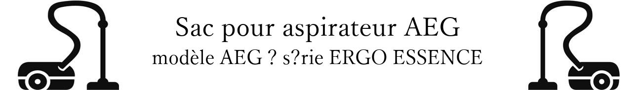 Sac aspirateur AEG AEG srie ERGO ESSENCE en vente