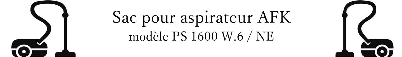 Sac aspirateur AFK PS 1600 W.6 / NE en vente