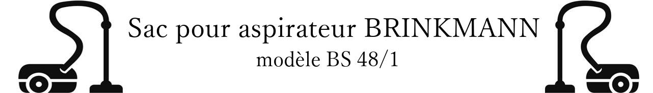 Sac aspirateur BRINKMANN BS 48/1 en vente