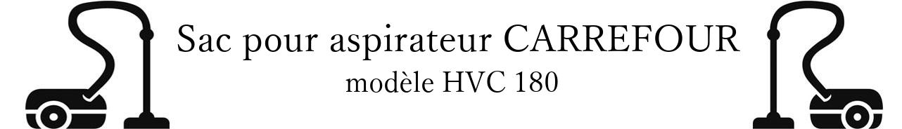 Sac aspirateur CARREFOUR HVC 180 en vente