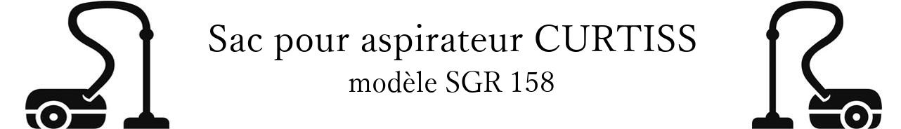 Sac aspirateur CURTISS SGR 158 en vente