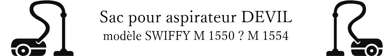 Sac aspirateur DIRT DEVIL SWIFFY M 1550  M 1554 en vente