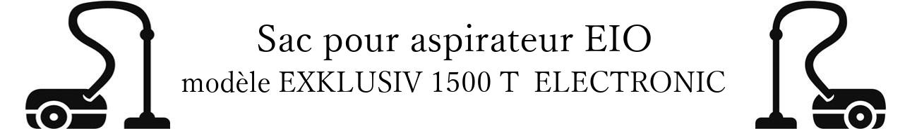 Sac aspirateur EIO EXKLUSIV 1500 T ELECTRONIC en vente