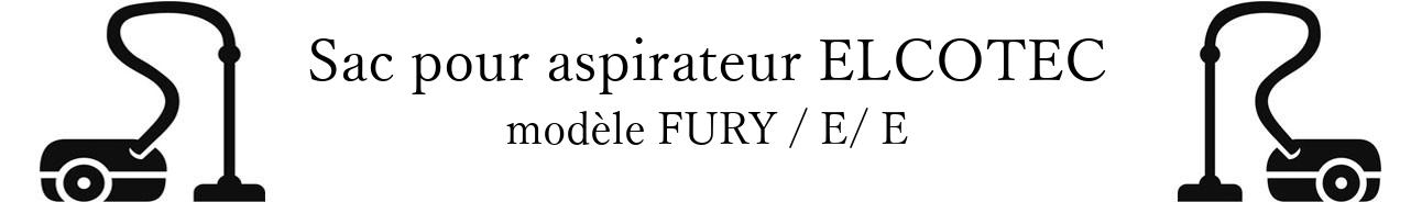 Sac aspirateur ELCOTEC FURY / E/ E en vente