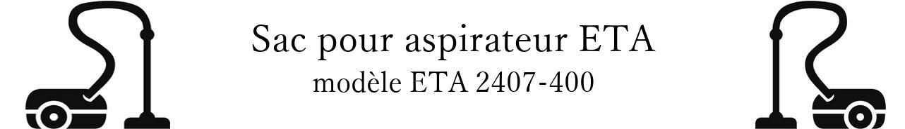 Sac aspirateur ETA ETA 2407-400 en vente