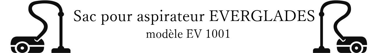 Sac aspirateur EVERGLADES EV 1001 en vente