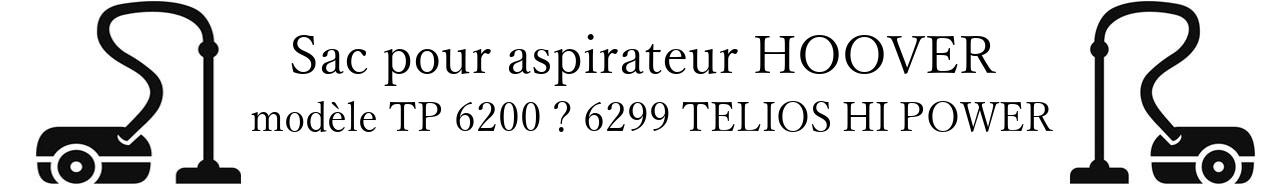 Sac aspirateur HOOVER TP 6200  6299 TELIOS HI POWER en vente